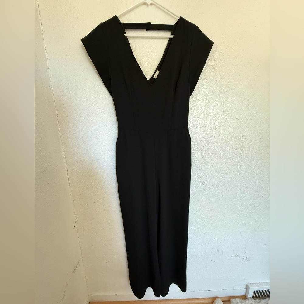 a new day Black V-Neck Wide-Leg Jumpsuit